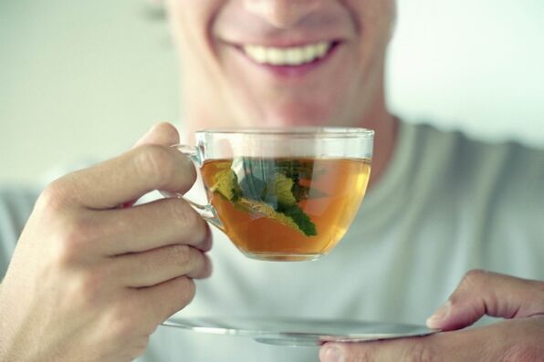 Kräutertee zur Behandlung von Prostatitis